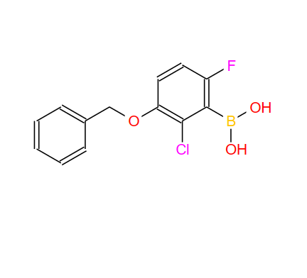 3-苄氧基-2-氯-6-氟苯硼酸,3-(Benzyloxy)-2-chloro-6-fluorophenylboronic acid