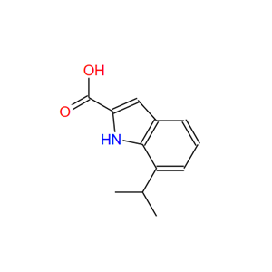 383132-25-0；7-异丙基-1H-吲哚-2-羧酸；7-(propan-2-yl)-1H-indole-2-carboxylic acid