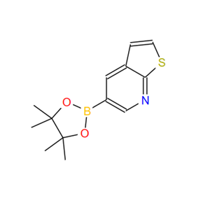 5-(4,4,5,5-四甲基-1,3,2-二氧杂环戊硼烷-2-基)噻吩并[2,3-B]吡啶,5-(4,4,5,5-tetraMethyl-1,3,2-dioxaborolan-2-yl)thieno[2,3-b]pyridine