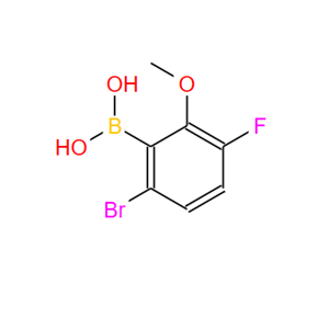 6-溴-3-氟-2-甲氧基苯硼酸,2-Borono-3-bromo-6-fluoroanisole