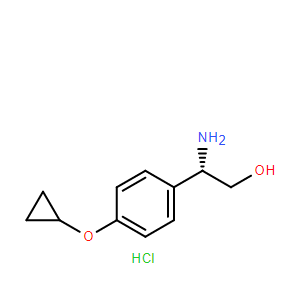 (S)-2-氨基-2-(4-环丙氧基苯基)乙醇盐酸盐,(S)-2-Amino-2-(4-cyclopropoxyphenyl)ethanol hydrochloride