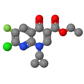 環(huán)丙基萘啶羧酸乙酯,7-Chloro-1-cyclopropyl-6-fluoro-1,4-dihydro-4-oxo-1,8-naphthyridine-3-carboxylic Acid Ethyl Ester