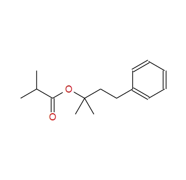 2-甲基丙酸-1,1-二甲基-3-苯基丙基酯,BETA PHENYL ETHYL DIMETHYL CARBINYL ISOBUTYRATE