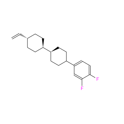 反,反-4-(3,4-二氟苯基)-4'-乙烯基联二环己烷,trans-4-(3,4-Difluorophenyl)-trans-4'-vinylbicyclohexane