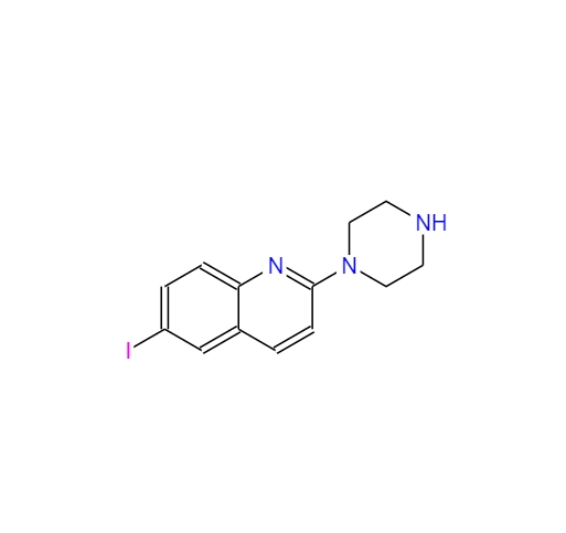 6-碘-2-(1-哌嗪基)-喹啉,6-Iodo-2-piperazin-1-yl-quinoline