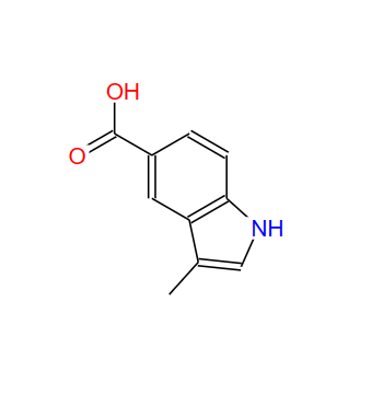 3-甲基-1H-5-吲哚甲酸,3-Methyl-1H-indole-5-carboxylicacid