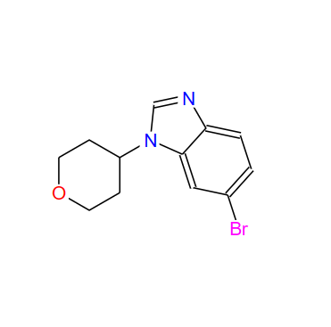 6-溴-1-(四氫吡喃-4-基)-1H-苯并咪唑,6-Bromo-1-(tetrahydro-2H-pyran-4-yl)-1H-benzimidazole