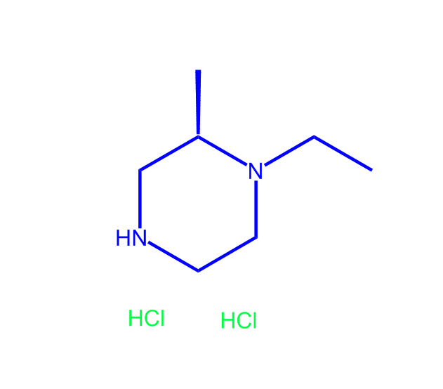 (S)-1-乙基-2-甲基哌嗪二盐酸盐,Piperazine, 1-ethyl-2-methyl-, hydrochloride (1:2), (2S)-