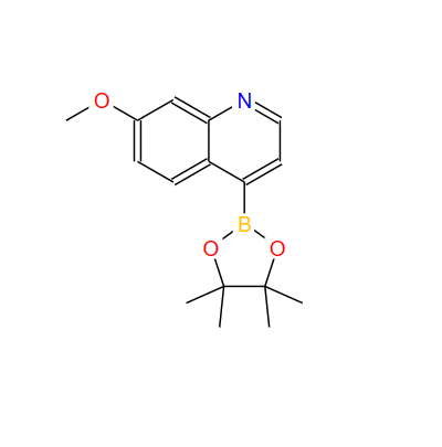 7-甲氧基喹啉-4-硼酸频那醇酯,7-METHOXYQUINOLINE-4-BORONIC ACID PINACOL ESTER