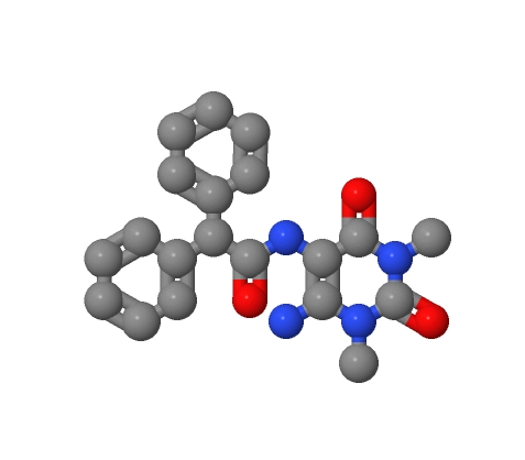 N,N-二苯基-1,2,3,4-四氢-6-氨基萘,Acetamide, N-(6-amino-1,2,3,4-tetrahydro-1,3-dimethyl-2,4-dioxo-5-pyrimidinyl)-2,2-diphenyl- (8CI)