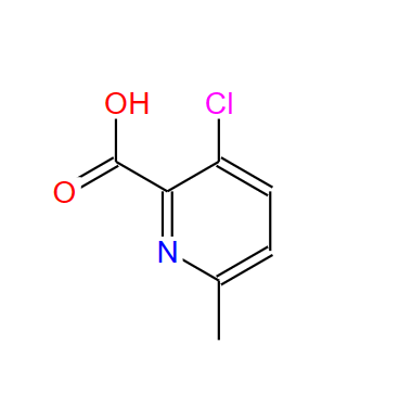 3-氯-6-甲基吡啶-2-羧酸,3-Chloro-6-methyl-pyridine-2-carboxylic acid