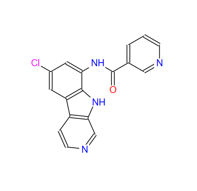 PS-1145,N-(6-CHLORO-9H-PYRIDO[3,4-B]INDOL-8-YL)-3-PYRIDINECARBOXAMIDE DIHYDROCHLORIDE