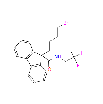 洛美他派中间体A,9-(4-broMobutyl)-N-(2,2,2-trifluoroethyl)-9H-fluorene-9-carboxaMide