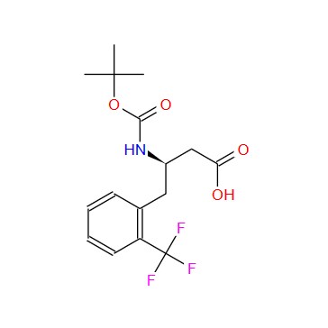 BOC-(R)-3-氨基-4-(2-三氟甲苯基)丁酸,BOC-(R)-3-AMINO-4-(2-TRIFLUOROMETHYL-PHENYL)-BUTYRIC ACID