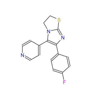 6-(4-氟苯基)-5-(4-吡啶基)-2,3-二氢咪唑并[2,1-B]-噻唑,6-(4-FLUOROPHENYL)-2,3-DIHYDRO-5-(4-PYRIDINYL)IMIDAZO[2,1-B]THIAZOLE DIHYDROCHLORIDE