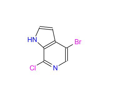 4-溴-7-氯-1H-吡咯并[2,3-C]吡啶,4-bromo-7-chloro-1H-pyrrolo[2,3-c]pyridine