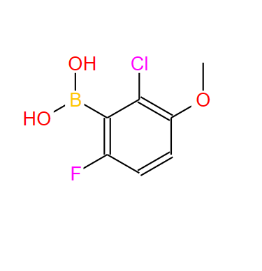 2-氯-3-甲氧基-6-氟苯硼酸,2-Chloro-6-fluoro-3-Methoxyphenylboronic acid