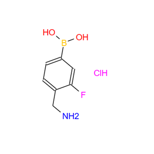 1072946-45-2;4-(氨基甲基)-3-氟苯硼酸盐酸盐;4-(Aminomethyl)-3-fluorophenylboronic acid, HCl