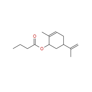 93919-04-1；2-methyl-5-(1-methylvinyl)-2-cyclohexen-1-yl butyrate