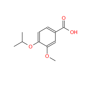 3535-33-9；4-異丙氧基-3-甲氧基苯甲酸；4-ISOPROPOXY-3-METHOXY-BENZOIC ACID