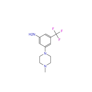 3-(4-甲基哌嗪-1-基)-5-(三氟甲基)苯胺,3-(4-Methylpiperazin-1-yl)-5-(trifluoromethyl)aniline