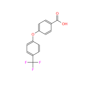 78161-82-7；4-三氟甲基苯氧基苯甲酸；4-[4-(TRIFLUOROMETHYL)PHENOXY]BENZOIC ACID