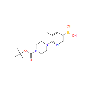 1379476-75-1?；6-(4-(叔丁氧基羰基)哌嗪-1-基)-5-甲基吡啶-3-基硼酸；