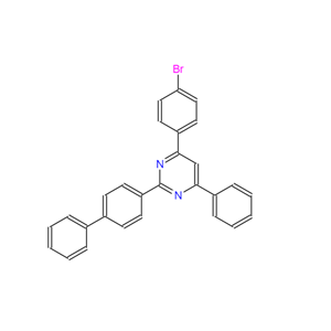 2- [1,1'-联苯] -4-基-4-（4-溴苯基）-6-苯基嘧啶