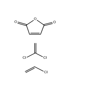 2,5-呋喃二酮与氯乙烯和1,1-二氯乙烯的聚合物