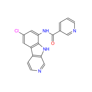 PS-1145,N-(6-CHLORO-9H-PYRIDO[3,4-B]INDOL-8-YL)-3-PYRIDINECARBOXAMIDE DIHYDROCHLORIDE