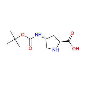 1279034-98-8；(2S,4R)-4-N-BOC吡咯-2-羧酸；(2S,4R)-4-((tert-butoxycarbonyl)aMino)pyrrolidine-2-carboxylic acid