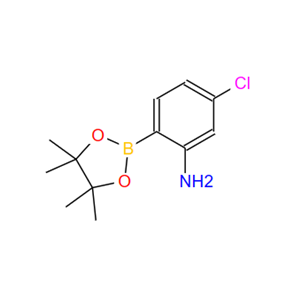 863578-21-6；2-氨基-4-氯苯硼酸频哪醇酯；2-AMINO-4-CHLOROPHENYL BORONIC ACID PINACOL ESTER