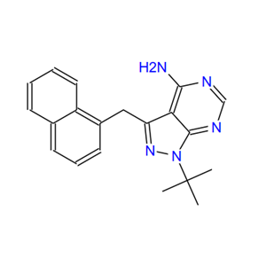 221244-14-0；4-氨基1-叔丁基-3-(1'-萘甲基)吡唑并[3,4-D]嘧啶；1 NM-PP1