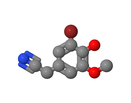 3-溴-4-羟基-5-甲氧基苯乙腈,3-BROMO-4-HYDROXY-5-METHOXYPHENYLACETONITRILE