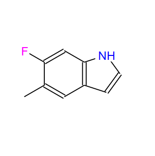 6-氟-5-甲基-1H-吲哚,1H-Indole,6-fluoro-5-methyl-(9CI)