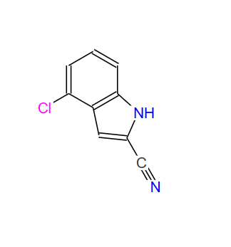 4-氯-1H-吲哚-2-甲腈,4-Chloro-1H-indole-2-carbonitrile