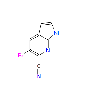 5-溴-6 -氰基-7-氮杂吲哚,5-Bromo-6-cyano-7-azaindole