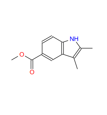 2,3-二甲基-1H-吲哚-5-甲酸甲酯,1H-Indole-5-carboxylic acid, 2,3-diMethyl-, Methyl ester