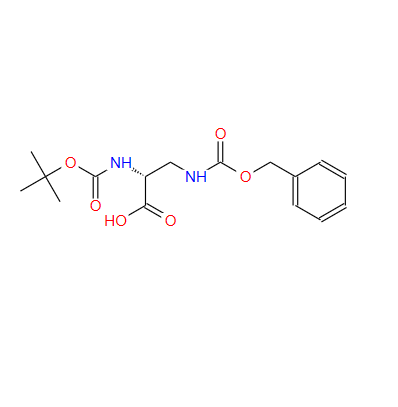 N-[叔丁氧羰基]-3-[[苄氧羰基]氨基]-D-丙氨酸,N-[(1,1-Dimethylethoxy)carbonyl]-3-[[(phenylmethoxy)carbonyl]amino]-D-alanine