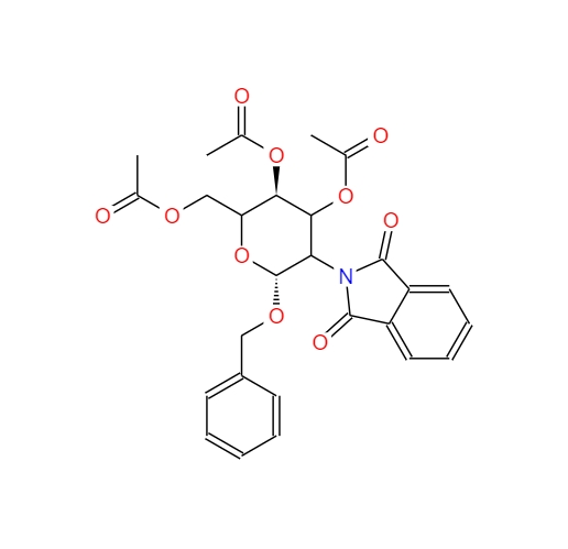 芐基3,4,6-三-O-乙?；?2-脫氧-2-鄰苯二甲酰亞氨基-Β-D-吡喃葡萄糖苷,Benzyl 3,4,6-Tri-O-acetyl-2-deoxy-2-phthalimido-β-D-glucopyranoside