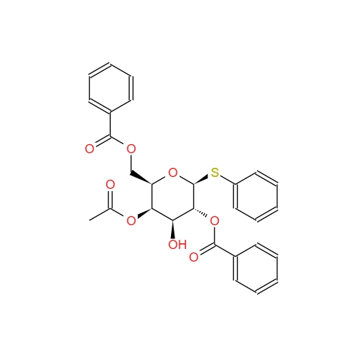 苯基 1-硫代-4-O-乙酰基-2,6-二-O-苯甲酰基-β-D-吡喃半乳糖苷,Phenyl 4-O-acetyl-2,6-di-O-benzoyl-1-thio-β-thio-β-D-galactopyranoside