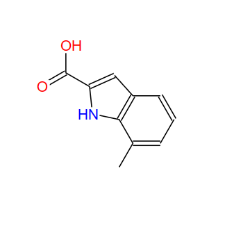 5-甲基吲哚-2-甲酸,7-Methyl-1H-indole-2-carboxylic acid