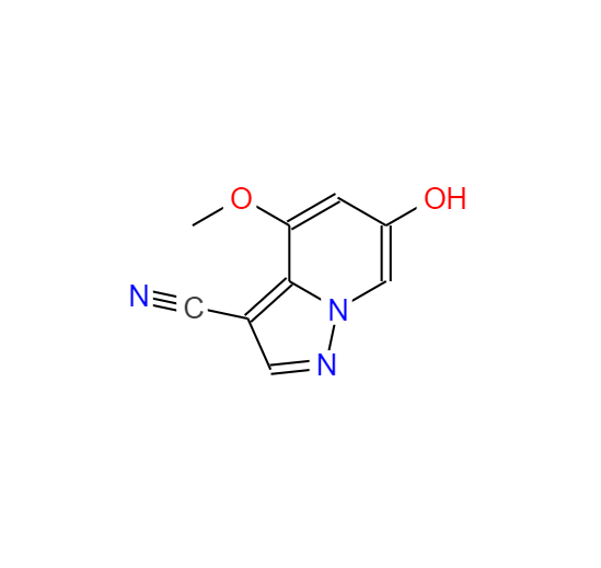 Pyrazolo[1,5-a]pyridine-3-carbonitrile, 6-hydroxy-4-methoxy-,Pyrazolo[1,5-a]pyridine-3-carbonitrile, 6-hydroxy-4-methoxy-
