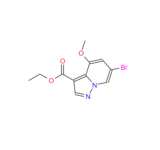 6-溴-4甲氧基-吡唑并[1,5-A]吡啶-3-羧酸乙酯,Ethyl 6-BroMo-4-Methoxypyrazolo[1,5-A]pyridine-3-carboxylate