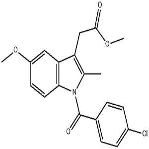 1-(4-氯苯甲酰基)-5-甲氧基-2-甲基-1H-吲哚-3-乙酸甲酯,Methyl 2-(1-(4-chlorobenzoyl)-5-methoxy-2-methyl-1H-indol-3-yl)acetate