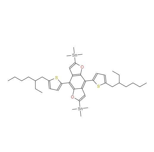 4,5-B']二呋喃,2,6-Bis(trimethyltin)-4,8-bis-[5-(2-ethylhexyl)-thiophen-2-yl]benzo[1,2-b;4,5-b']difuranb']difuran