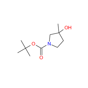 412278-02-5;3-羟基-3-甲基吡咯烷-1-羧酸叔丁酯;tert-Butyl 3-hydroxy-3-Methylpyrrolidine-1-carboxylate