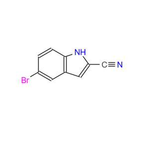 902772-13-8;5-溴-1H-吲哚-2-甲腈;5-BroMo-1H-indole-2-carbonitrile