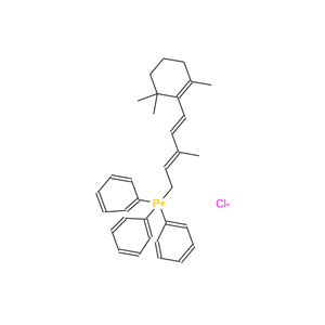 [(2E,4E)-3-甲基-5-(2,6,6-三甲基-1-环己烯-1-基)-2,4-戊二乙烯]三苯基氯化膦,(E,E)-[3-methyl-5-(2,6,6-trimethyl-1-cyclohexen-1-yl)penta-2,4-dienyl]triphenylphosphonium chloride