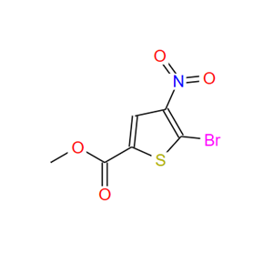 5-溴-4-硝基噻吩-2-甲酸甲酯,5-Bromo-4-nitrothiophene-2-carboxylic acid methyl ester